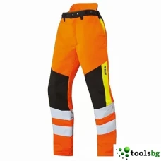 STIHL PROTECT MS M - ПРОФЕСИОНАЛЕН ЗАЩИТЕН ПАНТАЛОН В СИГНАЛЕН ЦВЯТ СЪС ЗАЩИТА ОТ СРЯЗВАНЕ